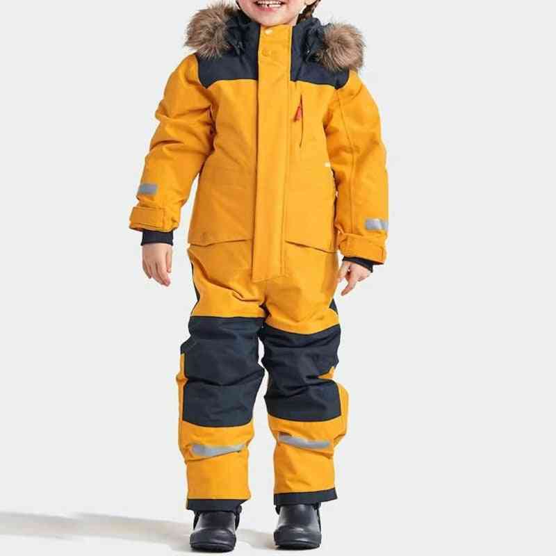 Kids Ski Jacket Pants Set Coat Skiing Jumpsuit
