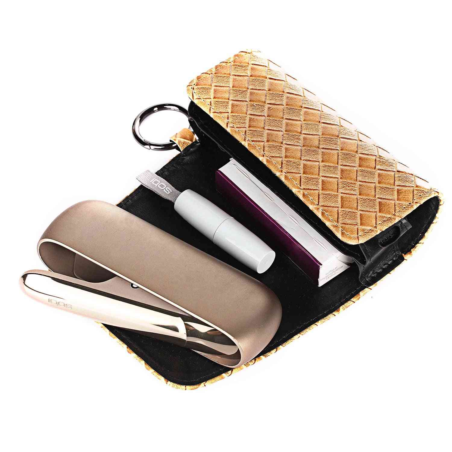 Väska väska hållare dubbel bokomslag plånbok läderpåse