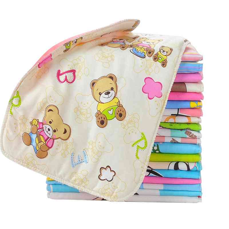 Cotton 3 Layer Portable Compact Travel Nappy Diaper Changing Mat