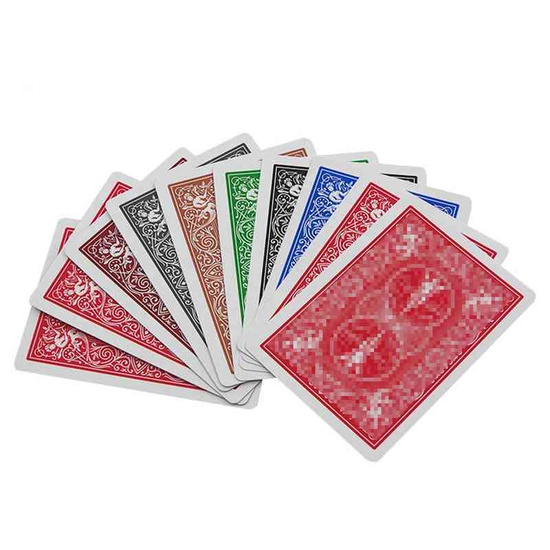 Changes Color Card Magic Tricks Magic Cards Set Poker Magia Close Up Illusion Gimmick Props Comedy Easy To Do