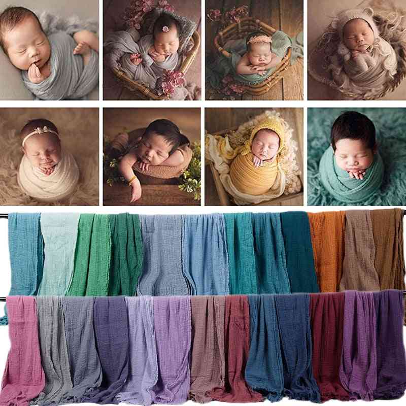Baby Photo Wraps Blanket, Cotton Infant Newborn Photography Cloth Accessories