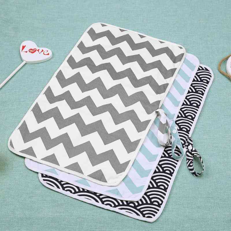 Baby Portable Foldable Washable Compact Travel Nappy Diaper Changing Mat