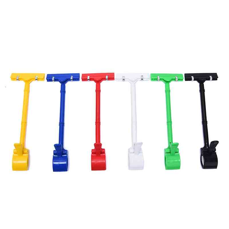 Price Card Tag Stand Plastic Sign Holder