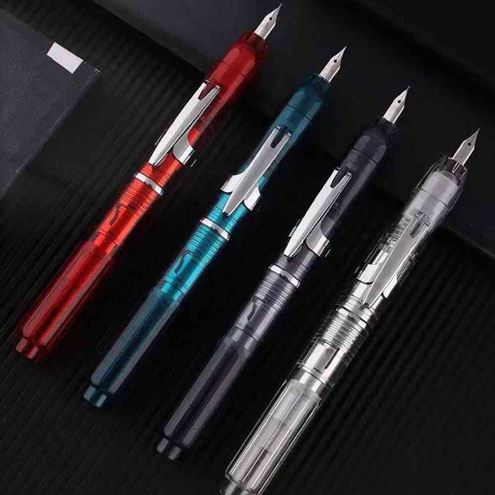 Press-type Fountain Plastic Ink Pen