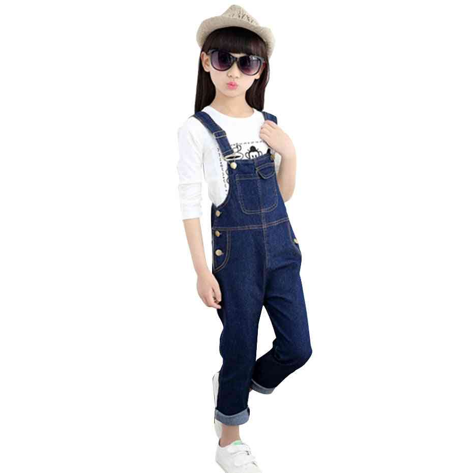Kids Denim Overall For, Autumn Suspenders, Pencil Jeans