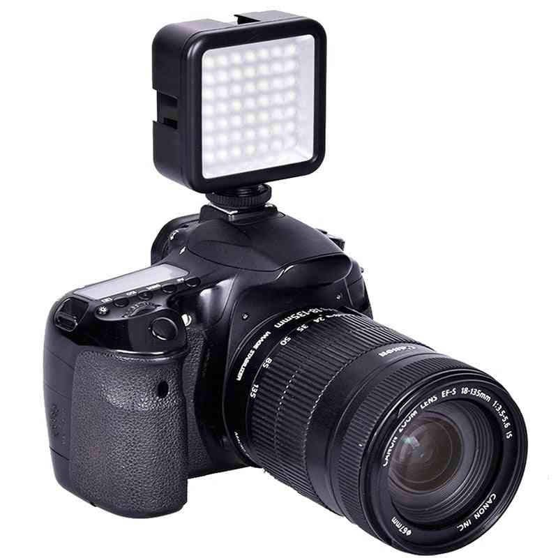Led Flash Light For Dslr Camera Camcorder Mini Pro