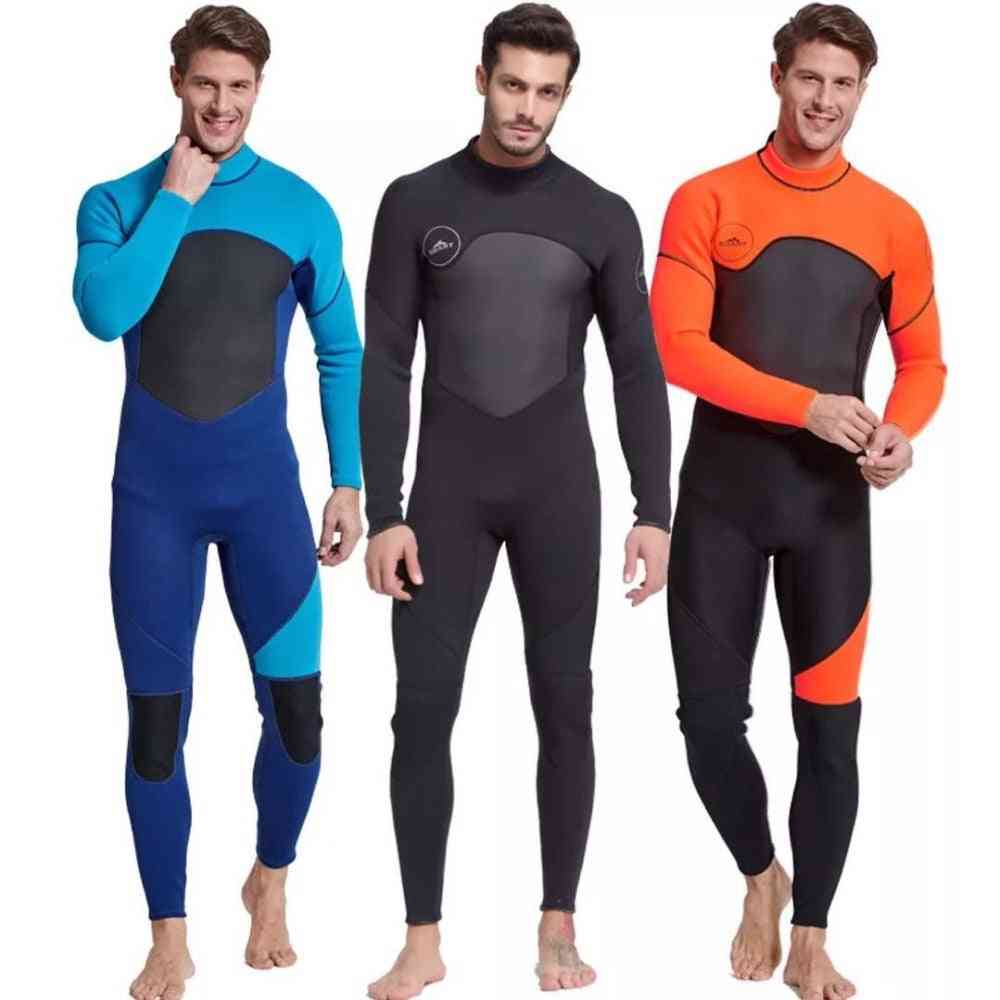 Men's  3mm Neoprene Long Sleeves Full Body Wetsuit