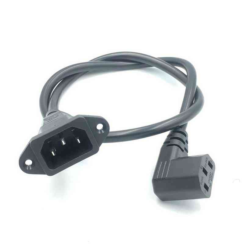 Extension Cord With Screw Holes And Right Left Angled