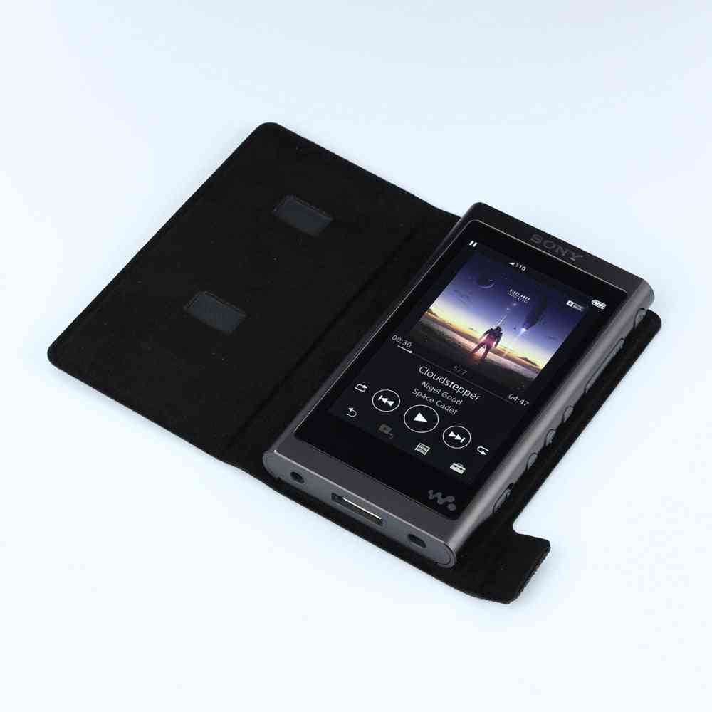 Protective Flip Leather Case Cover For Sony Walkman