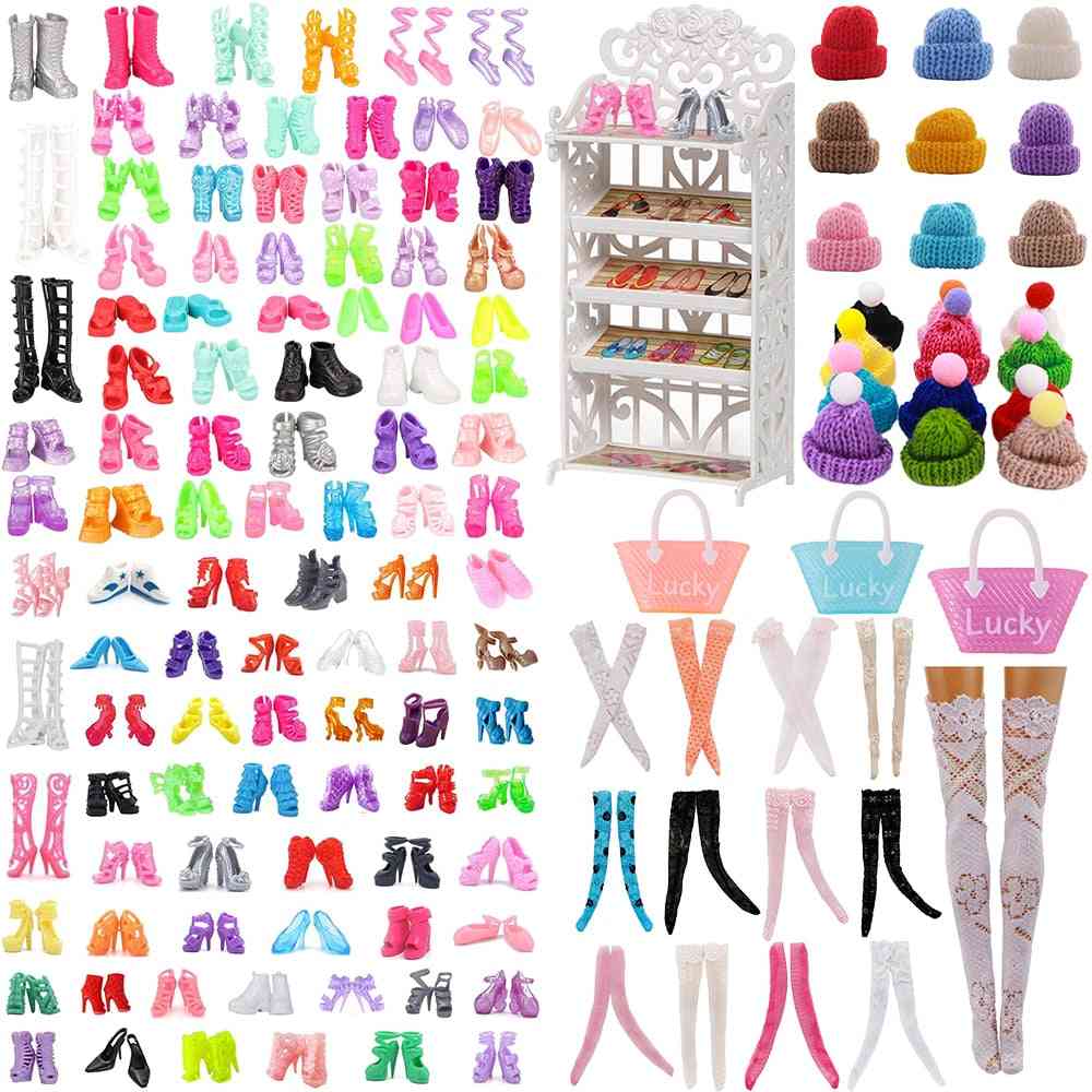 High Heel Shoes Boots Fit For Barbie Doll Accessories