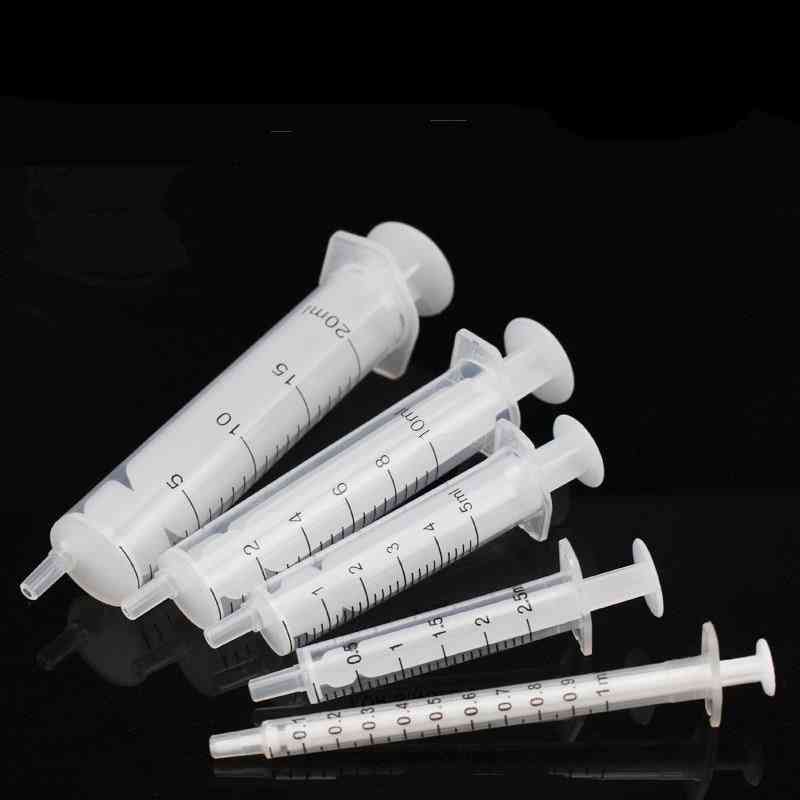 Plastic Syringe- Injector Ink Glue, Sampler Extract, Feeding Coloclyster