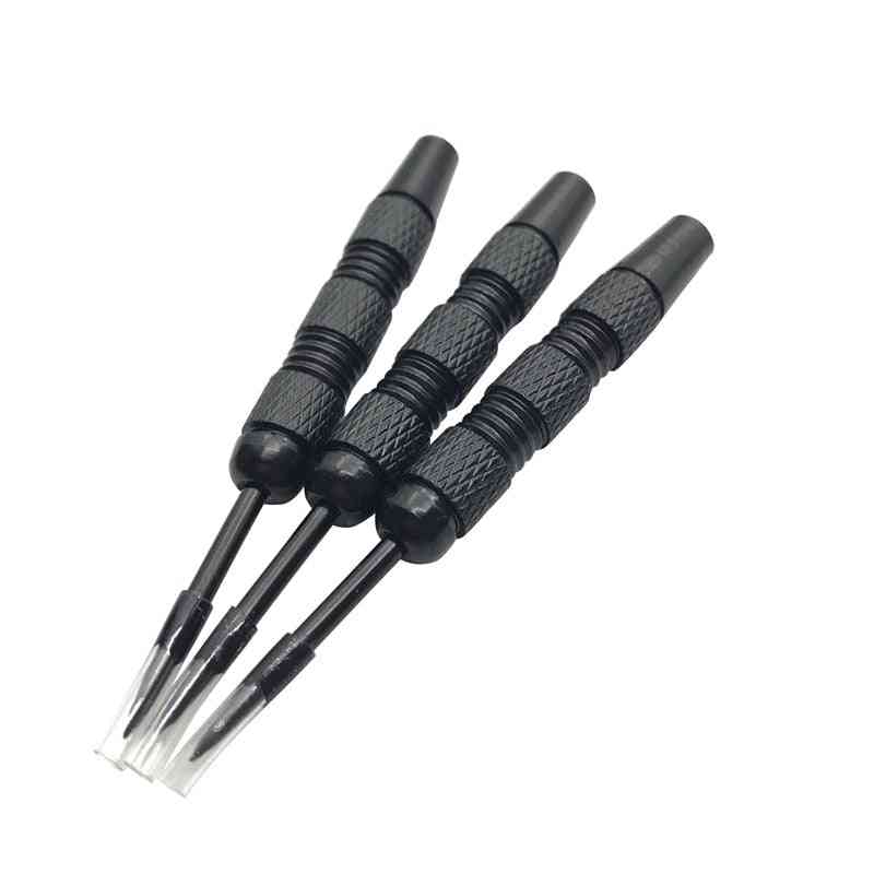 Steel Pointed Darts Needle Black Nickel