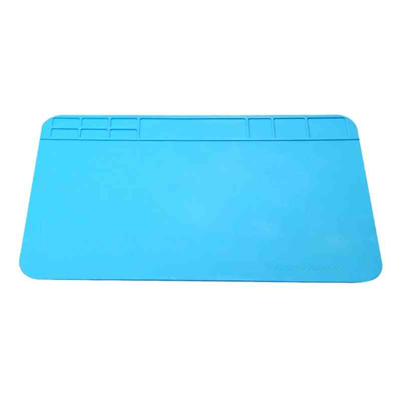 1pc 300*200mm Insulation Heat-resistant Silicon Soldering Mat Pad