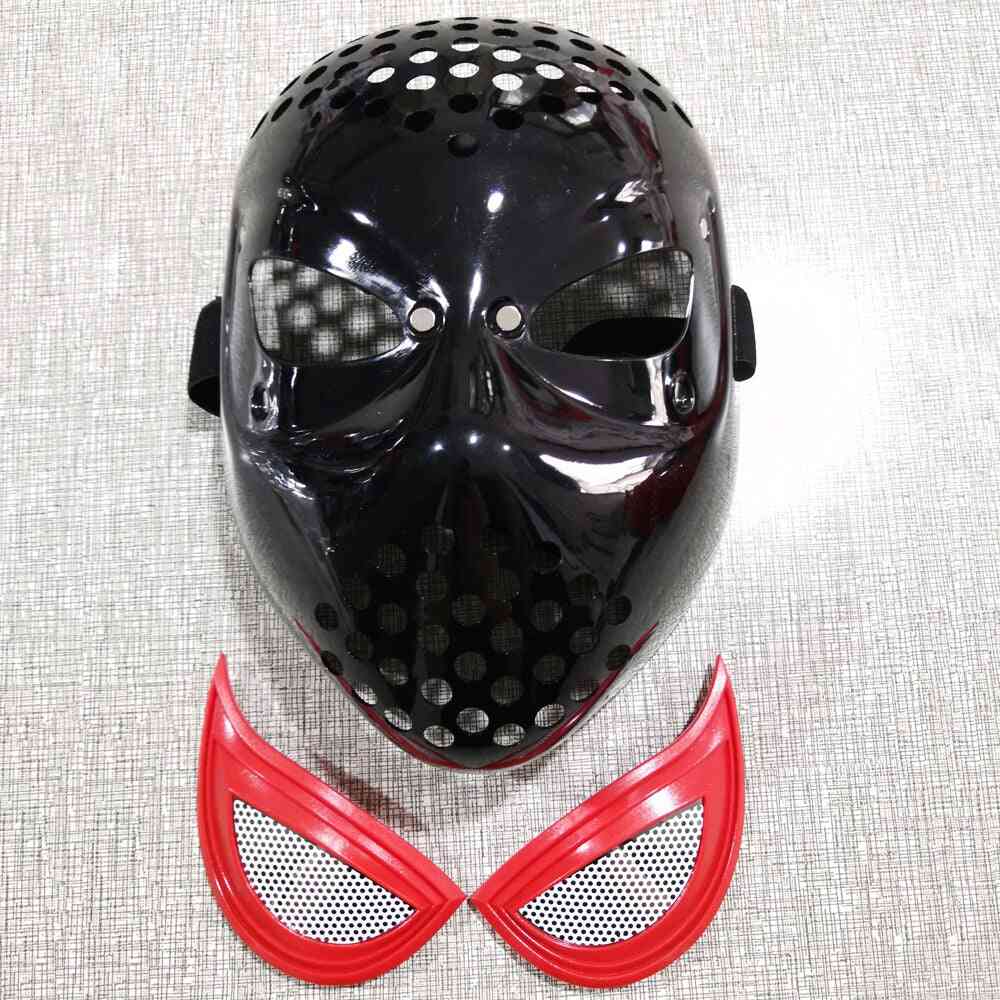 Spider faceshell cosplay maske hjelm kostume tilbehør