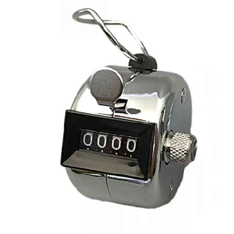 Hand Tally Counter Stainless Steel  Digit Number