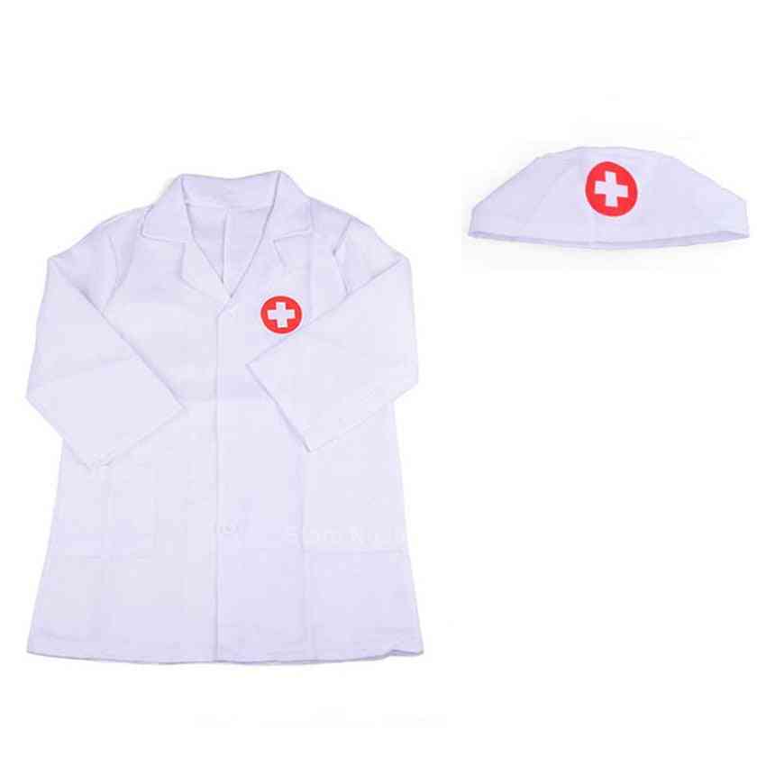 Kids Scrubs Uniform, Surgical Coats Gown Hat