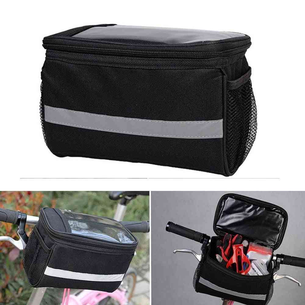 Bicycle Front Handlebar Bag Bike  Multifunction Portable