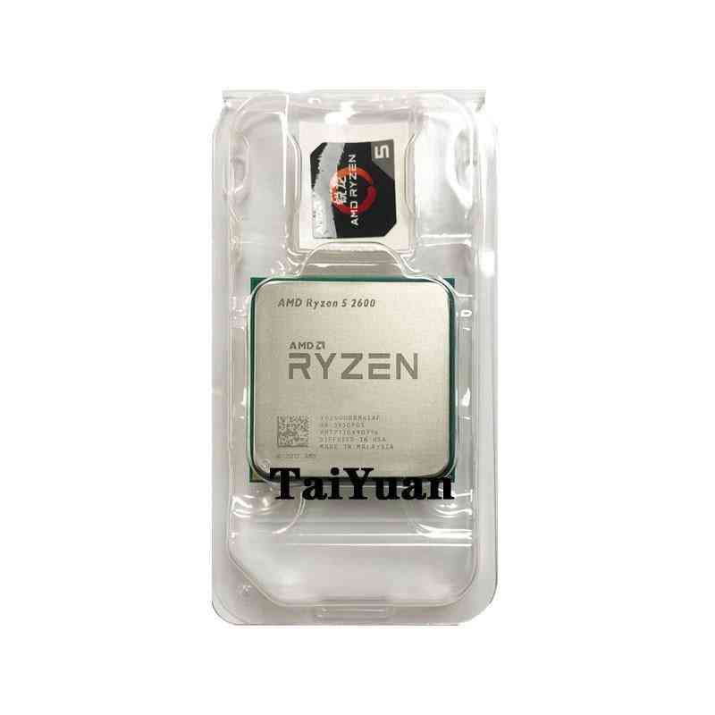Ryzen 5 2600 R5 2600 3.4 Ghz, Six-core Twelve-thread Cpu Processor