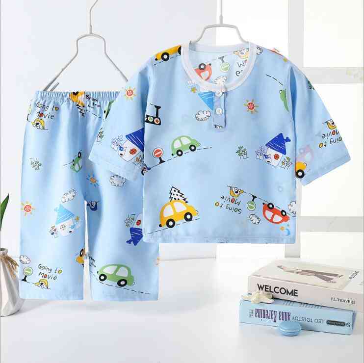 Children Sleepwear Pajamas Sets, Cartoon Costume - /, Set-3