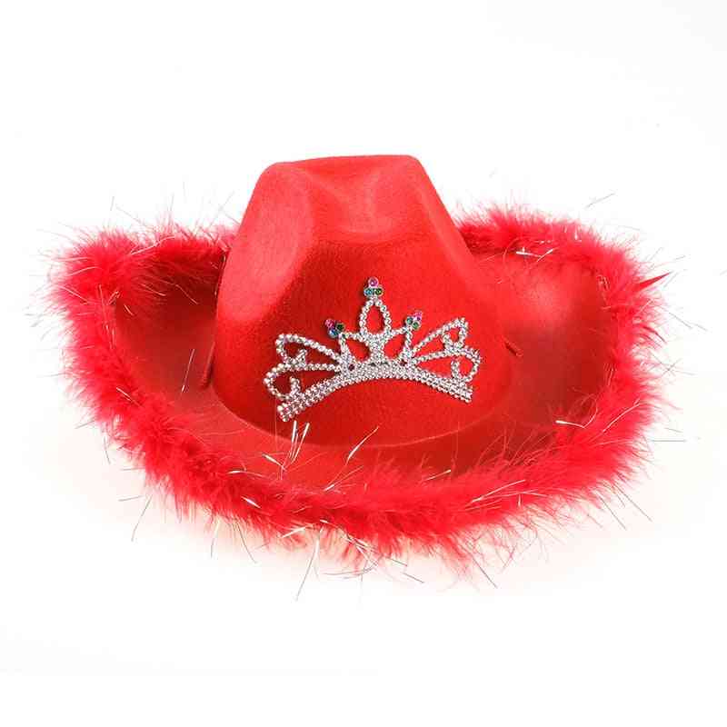 Women's Casual Holiday Party Cowboy Hat