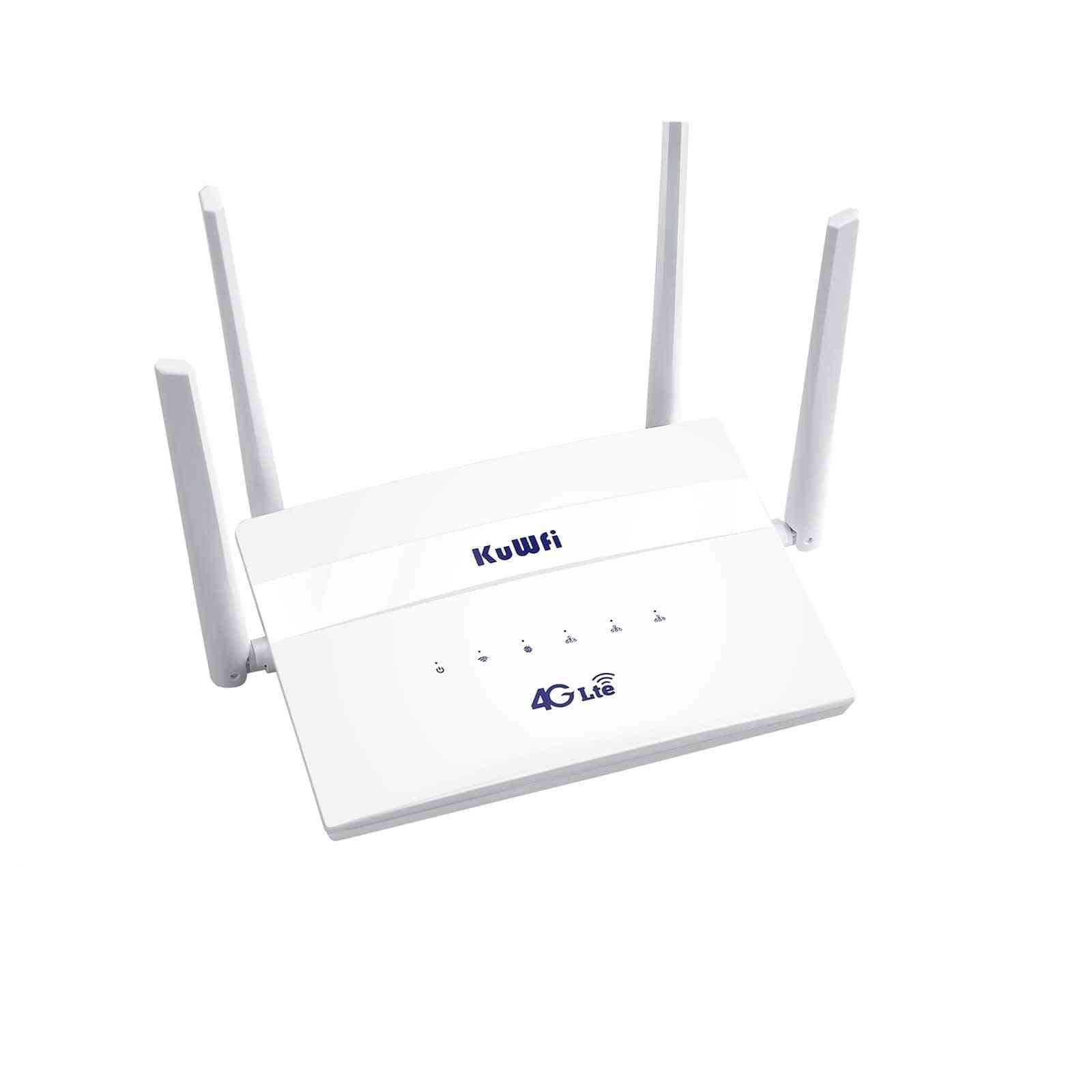 4g Lte- Wireless Wide Coverage With 4 High-gain, External Antennas, Wifi Router