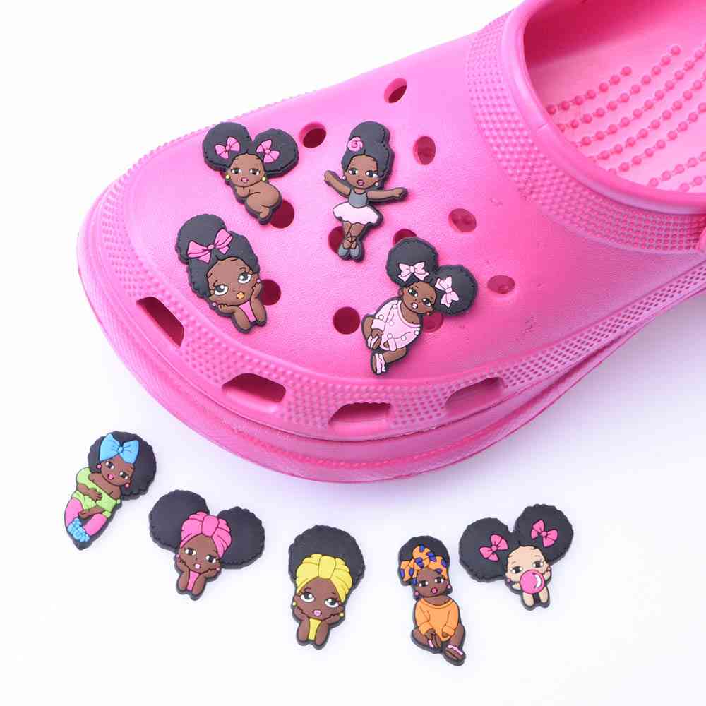 Pvc Cartoon Croc Charms  Baby Cute Shoe Decorations Accessories