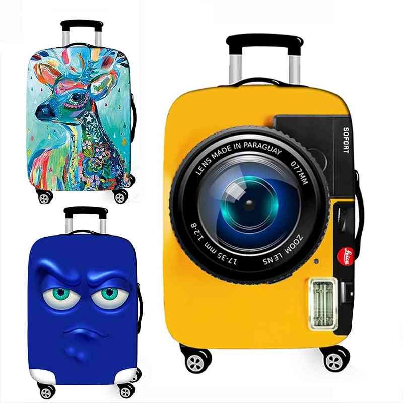 3d Pattern Luggage Elasticity Protective Covers