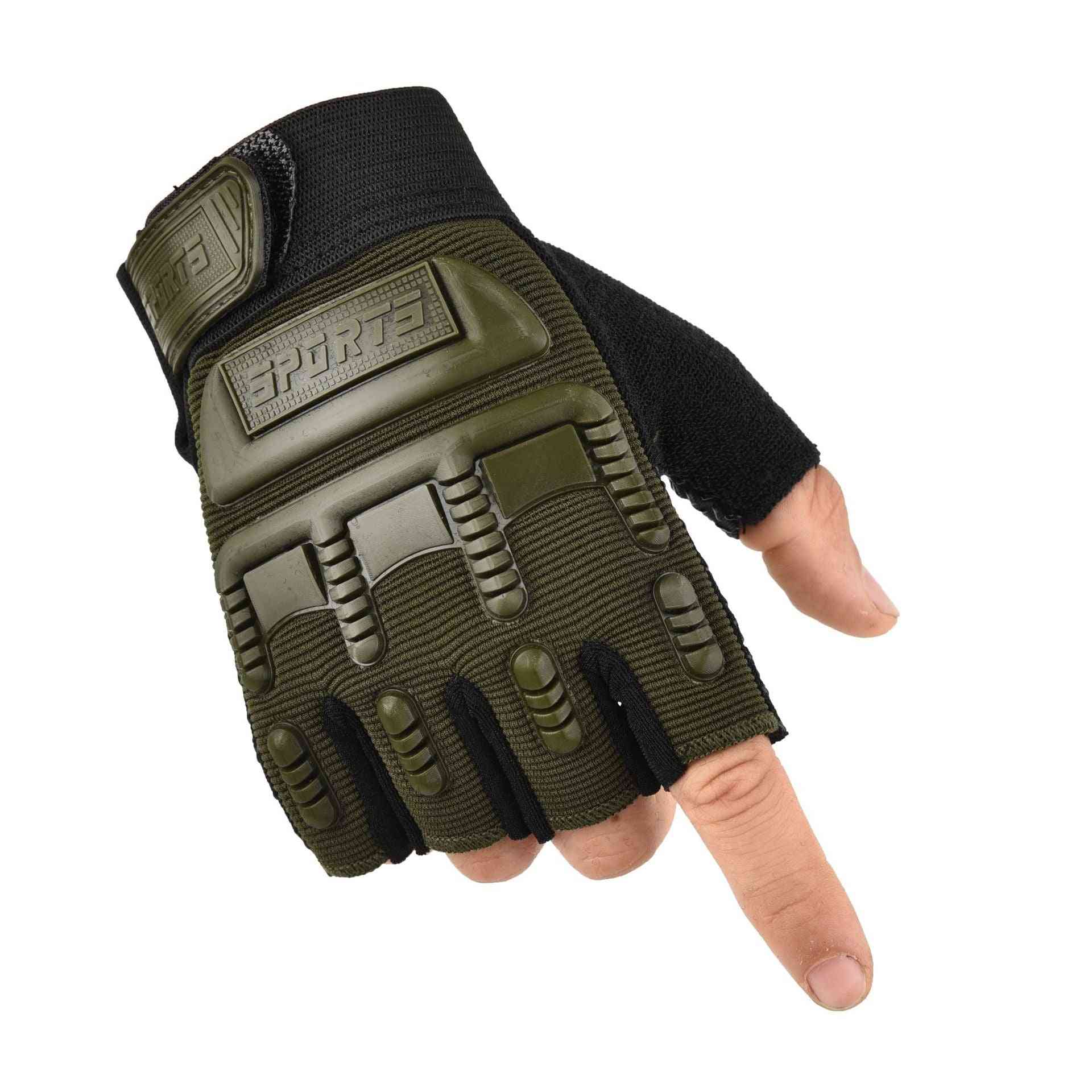 Anti-skid Tactical Fingerless Gloves