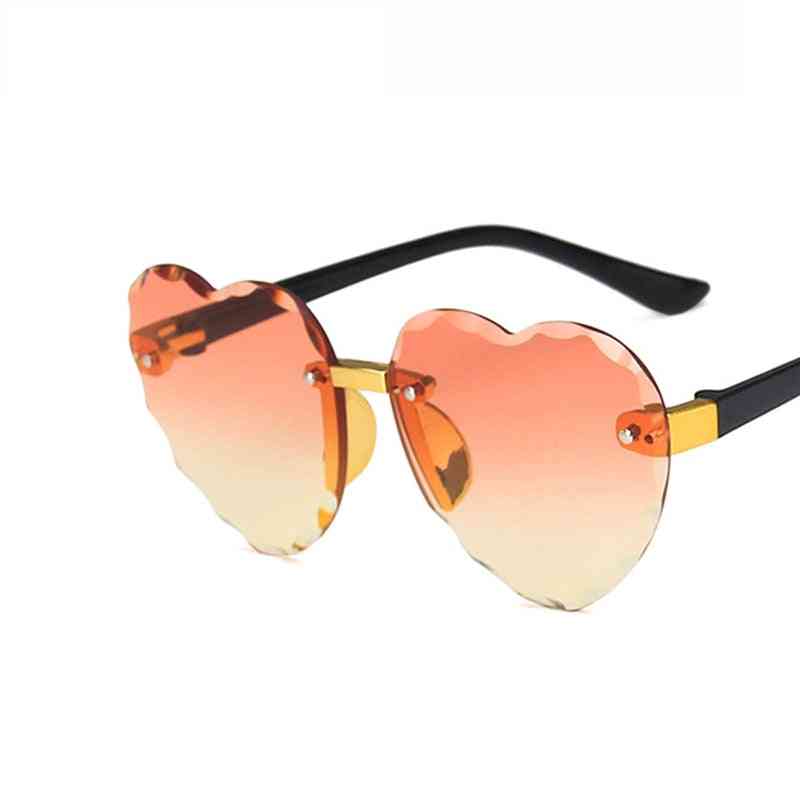 Söta hjärtlösa solglasögon uv400 skyddsglasögon