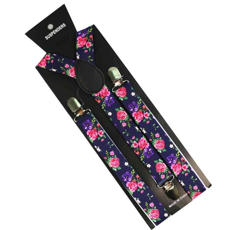 Clip-on Suspenders Unisex Elastic Y-shape Braces