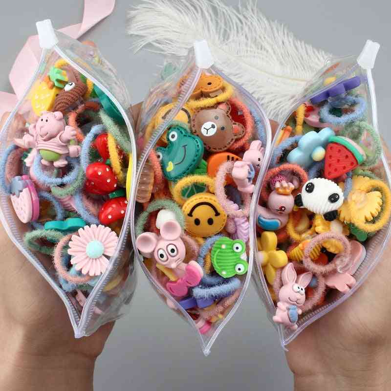 Cute Animal Flowers Elastic Rubber Bands