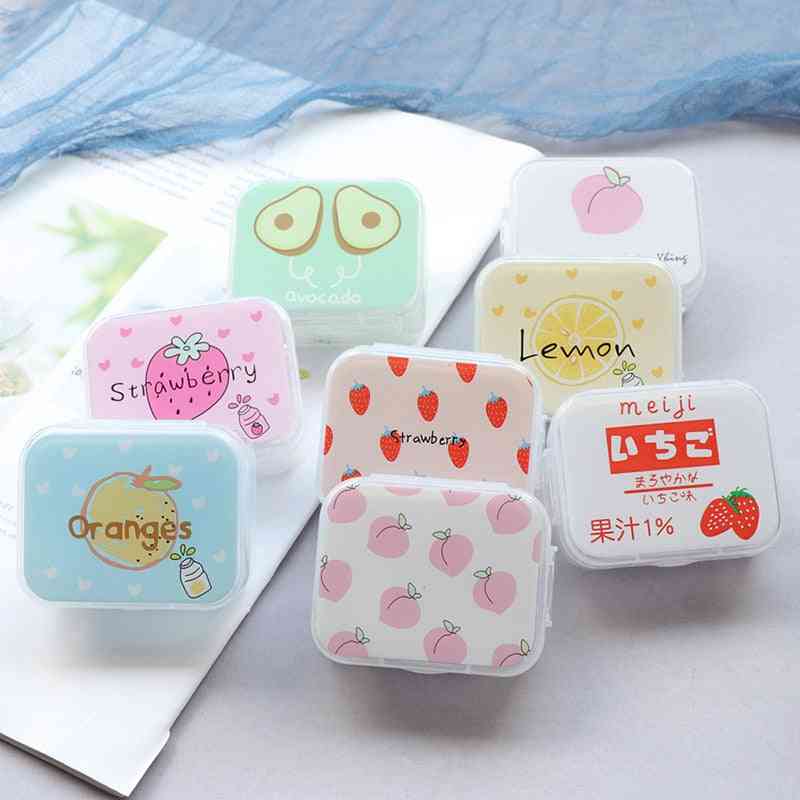 Cute Fruit Print Contact Lenses Case For Women