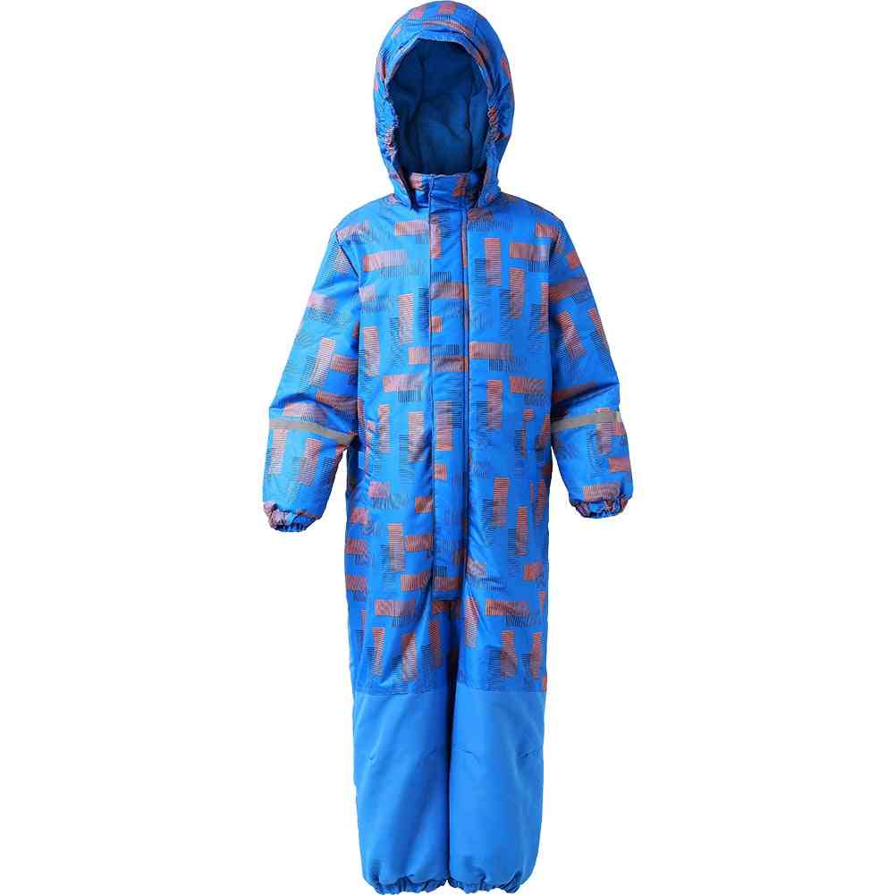 Winter Waterproof Jumpsuit, Fleece Inside Warm Outdoor Zipper