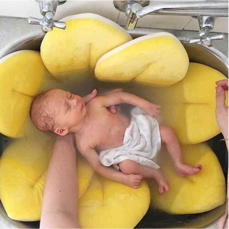 Baby Bath Tub For Newborn - Infant Bathing Pad, Non-slip Bathtub