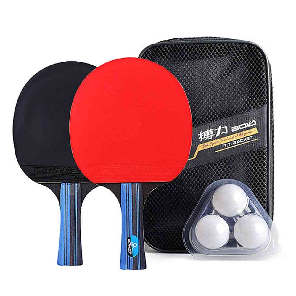 2-ping Pong Paddles And 3-balls, Table Tennis, Racket Set