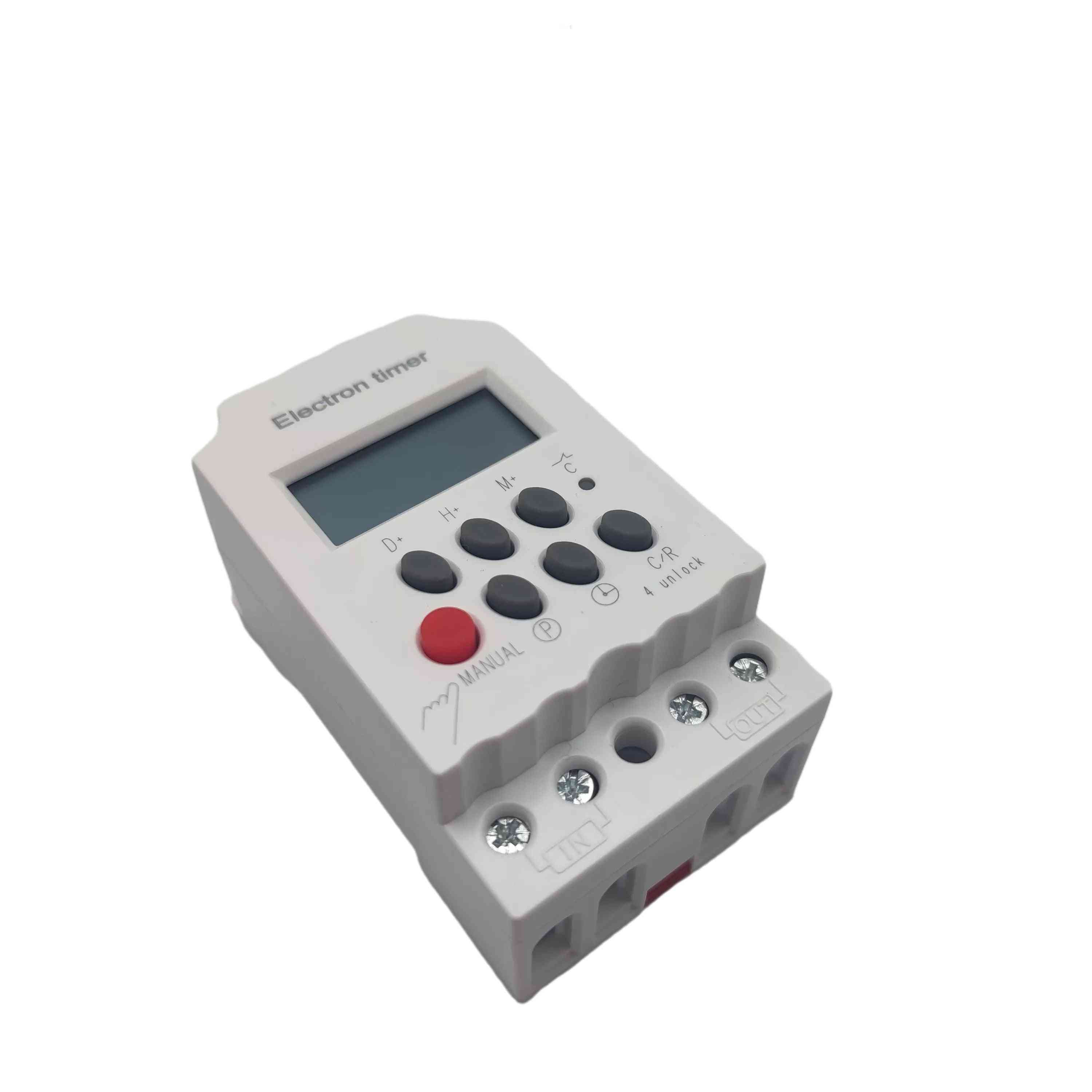 25a 10a Second Setting Digital Timer Switch With Power Saving Mode