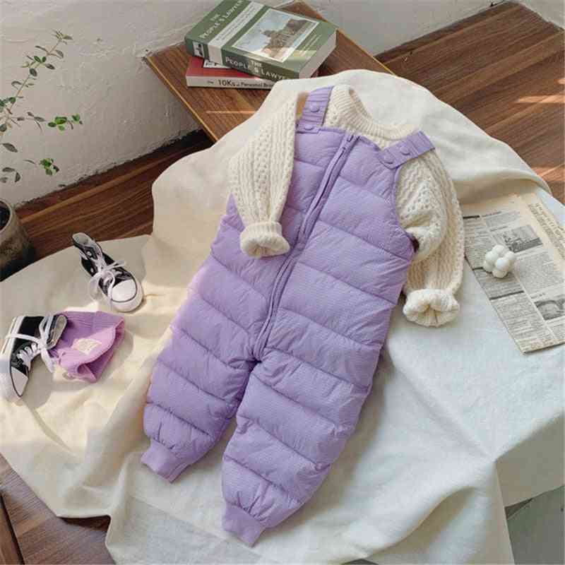 Overalls Baby Thick Pants Clothing Winter