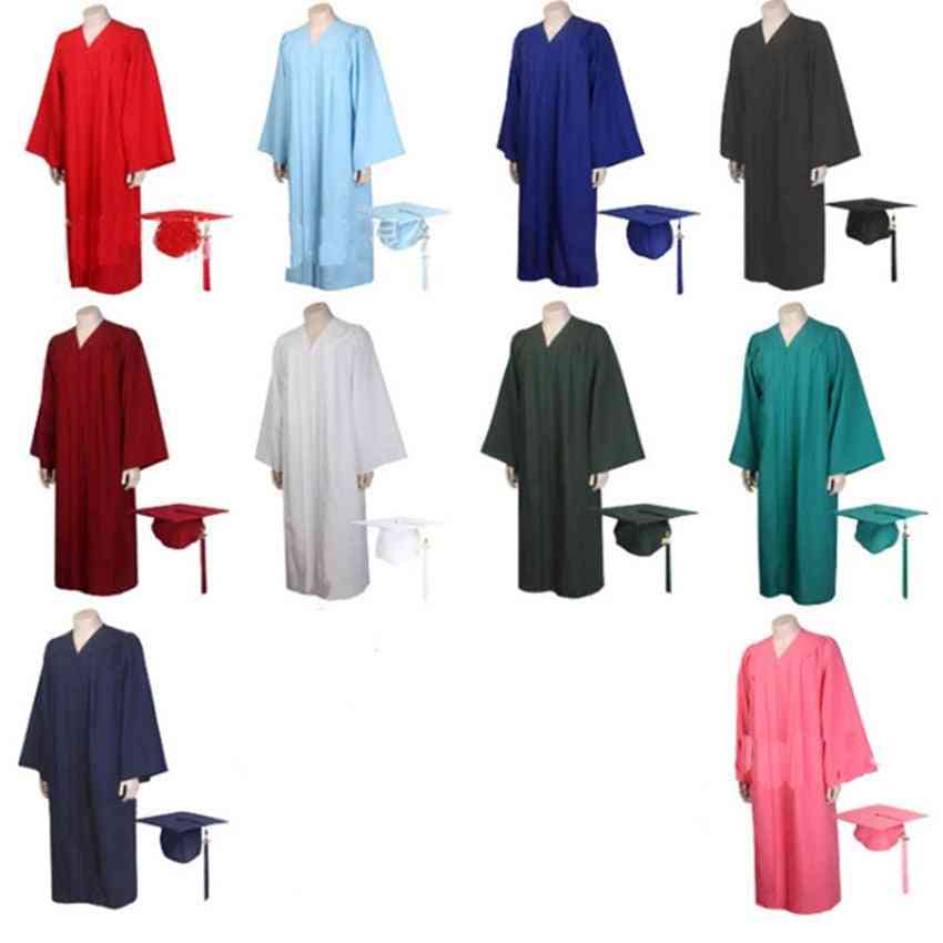 Graduation Gown Choir Robes Cap Clothing Sets