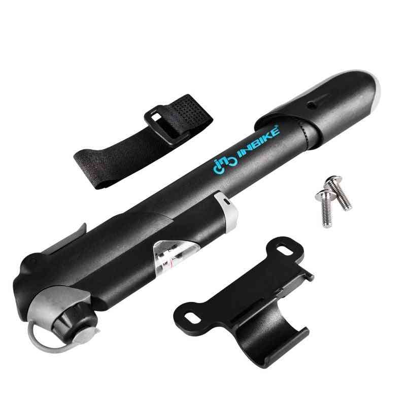 Portable Bike Pump With Gauge For Bicycle