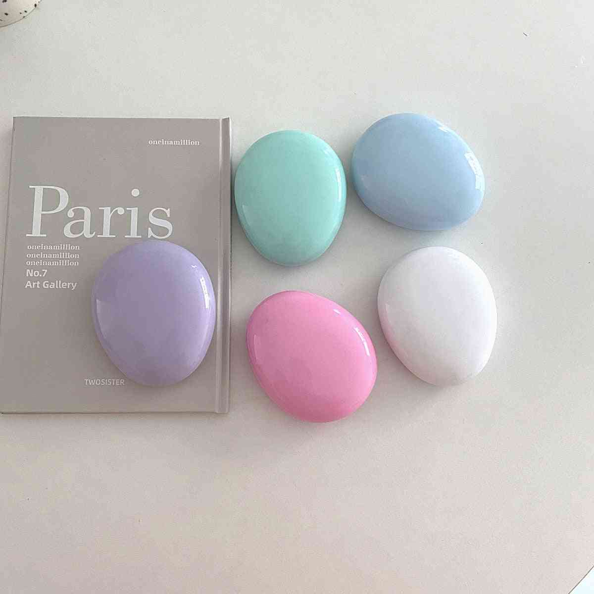 New Egg Lens Case With Mirror Solid Color