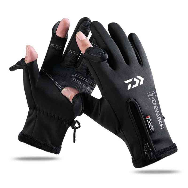 Outdoor Cycling Winter Warm Thick Fishing Gloves