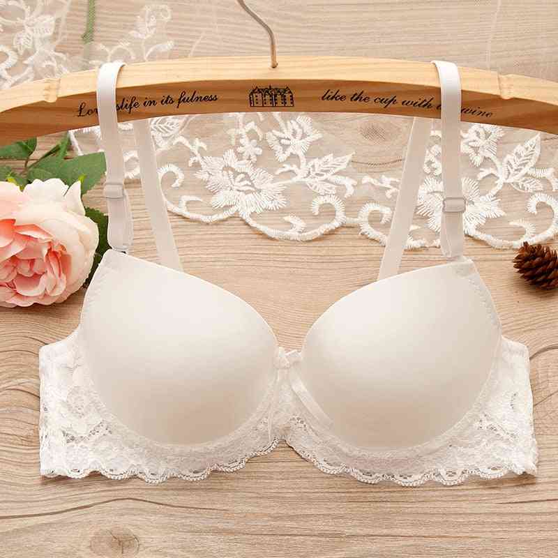 Solid Wireless Comfortable Bra For Teenager