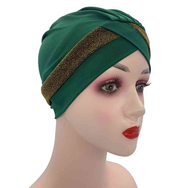 Fashion Muslim Women Headscarf Bonnet Stretchy Under Hijab Caps