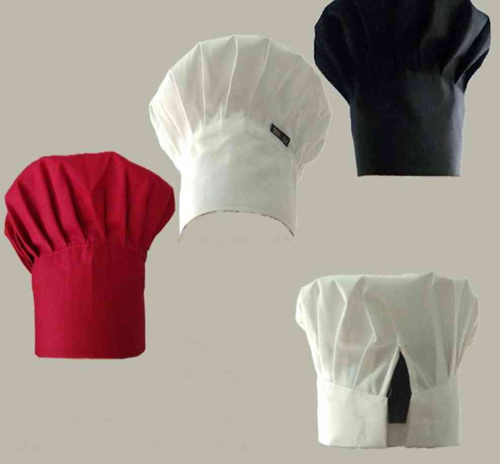Fold Cap High Chef Waiter Adjustable Hats