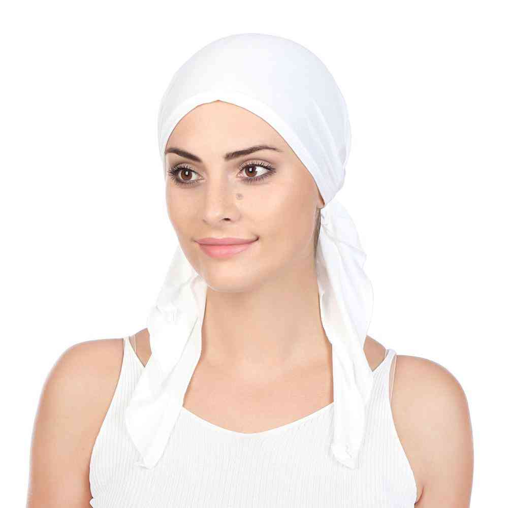 Solid Muslim Women Inner Hijabs Cap