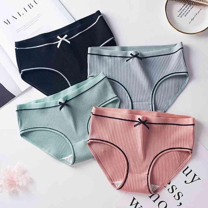Cotton Underwear Cute Knot Soft Breathable For Girl