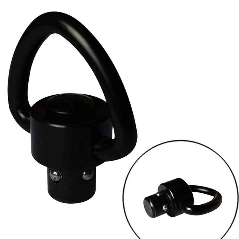 Rifle Push Button Release Sling Swivel Mount Hunting Gun Accessories