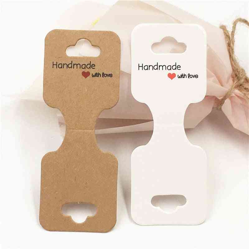 Necklace Colorful Jewelry Display - Bracelet Marble Folding Label