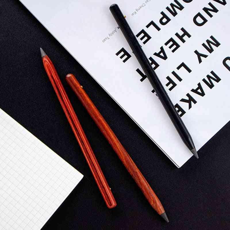 Unlimited Writing Eternal Pencil Wooden Without Ink Signature Pen