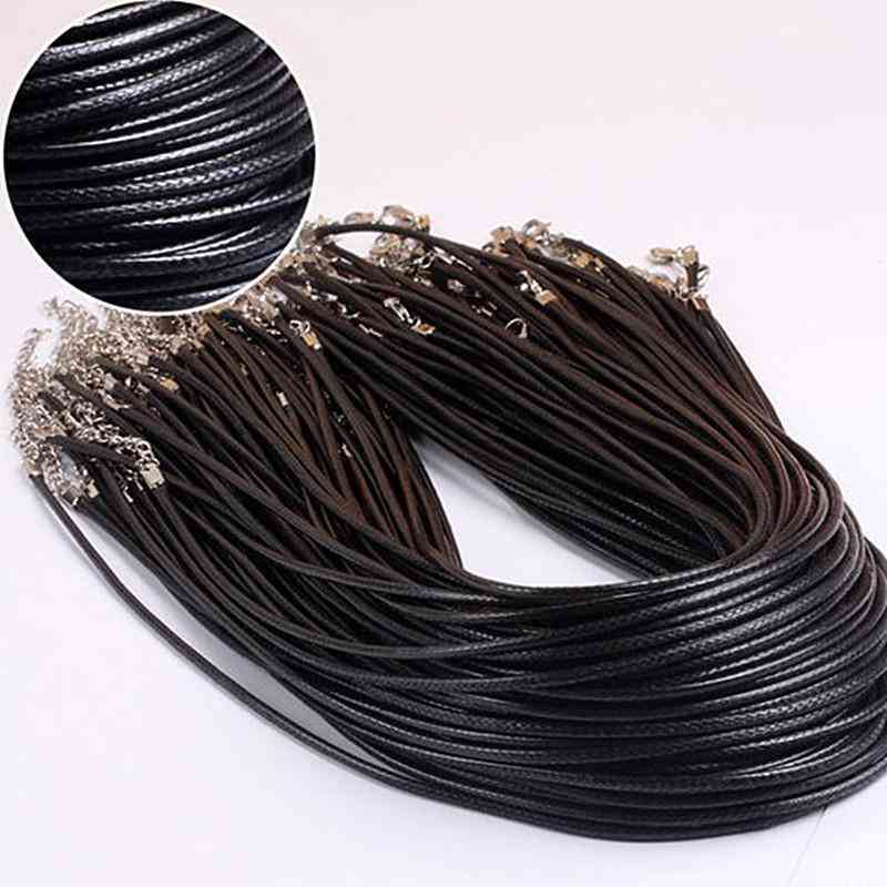 Handmade Leather Twisted Adjustable Braided Rope